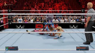 WWE 2K24 Michelle McCool Vs Carmella [upl. by Weingartner521]