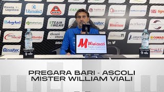 Mister William Viali  Pregara BariAscoli  Ascoli Calcio [upl. by Ayna57]