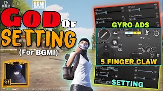 New Sensitivity🔥BGMI Control CODE 5 Finger FASTER PLAYER For All Devices  Daxua PUBG MOBILE [upl. by Thurmond]