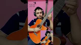 om shanti om guitar lesson  Rashed Khan shorts [upl. by Lindsey]