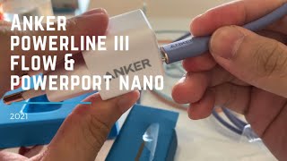 Anker Powerline III amp Powerport Nano Iphone Lighting [upl. by Elletse621]