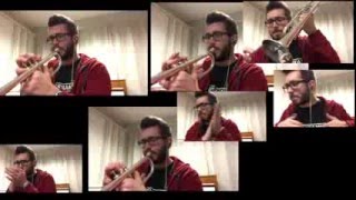 Funky Trumpet 126 BPM  Multitrumpet Clip FIRST VIDEO [upl. by Icram]