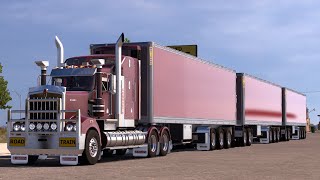 American Truck Simulator Kenworth T909 Maxicubes PT 2 [upl. by Gretchen995]