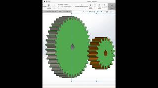 SolidWorks  Spur Gear Düz Dişli Montajı ve Dişli İlişkilendirme Gear Mate Kullanımı [upl. by Ihdin]