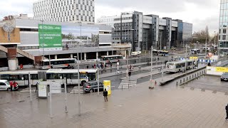 Trois années de travaux débutent pour le pôle gare de Cergy Préfecture [upl. by Anilosi]