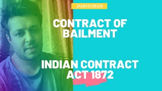 Contract Of Bailment  Indian Contract Act 1872 [upl. by Nevag]