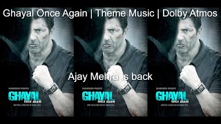 Ghayal Once Again 2016  Theme Music  Dolby Digital  Sunny Deol Soha Ali Khan  HD 1080p [upl. by Ibok439]