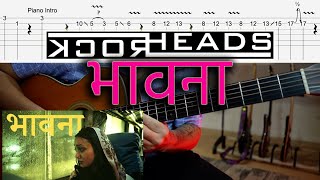 BHAWANA  Rockheads  Guitar lesson with TABS [upl. by Hansel248]