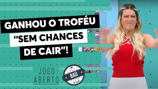 Baú do Jogo Aberto  Zoeira Jogo Aberto Renata Fan dança ao ganhar o troféu “sem chances de cair” [upl. by Norton]