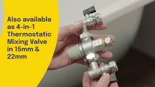 FLOMASTA THERMOSTATIC MIXING VALVE  Screwfix [upl. by Asseniv39]