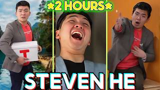 2 HOURS Steven He Emotional Damage Tiktok Funny Videos  Steven He Failure Managment Videos 2024 [upl. by O'Meara]