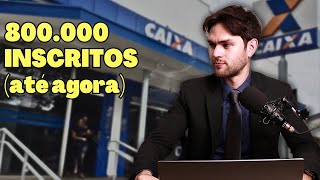 800000 Inscritos no Concurso da Caixa Econômica Federal Até agora [upl. by Ulyram827]