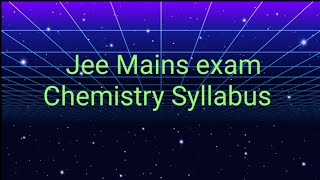 Jee mains Syllabus [upl. by Carlock227]