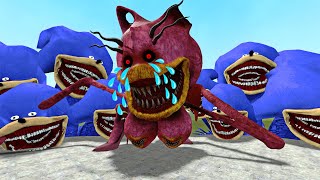 New Amy Sonic Rose Crused Fights With MultiHeaded Sonic Hydra In Garrys Mod [upl. by Nnayelhsa146]