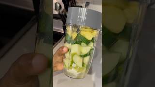 A simple detox smoothiedrink 🍋🍏🫚 smoothie detox juicing healthy [upl. by Neelhtakyram]