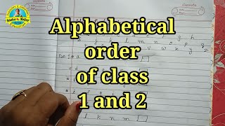 How to teach alphabetical order  alphabetical order  arrange words in ABC order [upl. by Nida324]