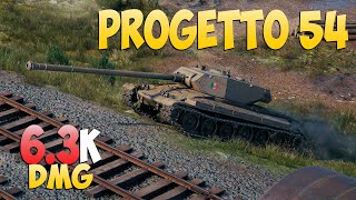 Progetto 54  6 Kills 63K DMG  Unperturbed  World Of Tanks [upl. by Ihdin607]