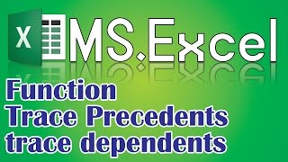 MSExcel 2016trace precedents amp trace DependentsExcel tips and tricksinsert function in excel [upl. by Nora]