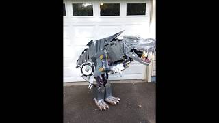 Grimlock Transformer Halloween Costume [upl. by Lorin578]