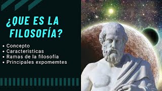 ¿Qué es la FILOSOFÍA 🧐► Explicado FÁCIL [upl. by Biles]