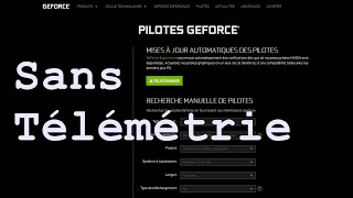 Installer les drivers Nvidia sans télémétrie [upl. by Elkcim458]