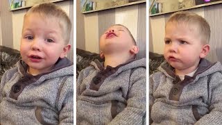 Toddler Drops FBomb About Seeing Santa [upl. by Siberson]