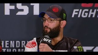 Johny Hendricks Gives Stephen Thompson Credit He Was The Better Man [upl. by Dorreg]