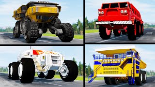 Belaz vs ZIL 167 vs Terra vs Baserunner  Who is better  Beamng drive [upl. by Siuoleoj]