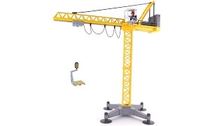 Playmobil Large Crane w Remote Control reviewed set 5466 [upl. by Gibun]