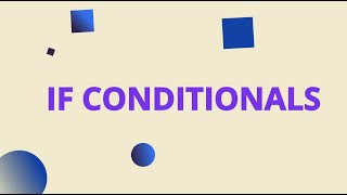 THE CONDITIONALS  0 amp 1 Conditionals amp Small Quiz English Grammar Lesson [upl. by Helga]