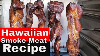 Hawaiian Smoke Meat Recipe Food Fiend Style  Smoke Meat Kim Chee Fried Rice [upl. by Demakis]