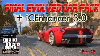 GTA4 EFLC Final Evolved Car Pack  iCEnhancer 30 [upl. by Inotna]