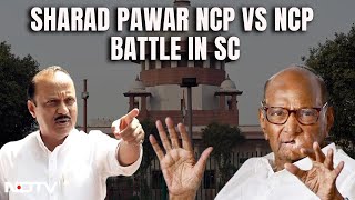 Sharad Pawar NCP Vs Real NCP Battle In Supreme Court [upl. by Acitel]