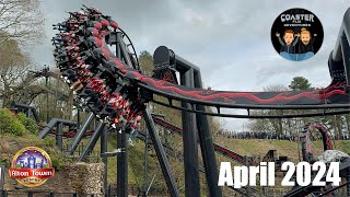 Alton Towers April 2024 [upl. by Medor]