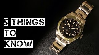 Tudor Black Bay Harrods  5 Things You Need To Know 🖐🏻 [upl. by Groome612]