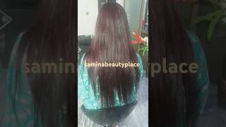 Hair color change by saminabeautyplace shortvrialshorttrendingshorthaircare [upl. by Sherurd379]