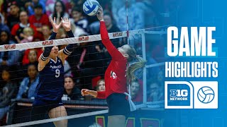 Penn State at Maryland  Highlights  Big Ten Volleyball  11172024 [upl. by Nosnevets]