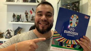 Finalmente já saiu em Portugal Coleção Cromos Euro 2024 Topps [upl. by Eojyllib]