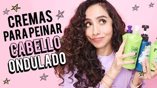 ¡Cremas para Peinar CABELLO ONDULADO que necesitas ⭐️ attalia dasbel [upl. by Frager]