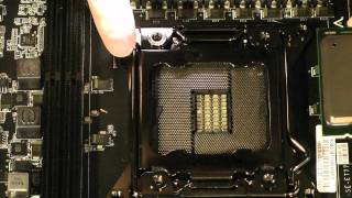 Intel EVGA X79 CPU Seating Guide [upl. by Aidil811]