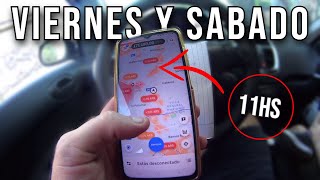 De esta manera TRABAJE con UBER este fin de semana  tan SOLO 11hs [upl. by Annayi]