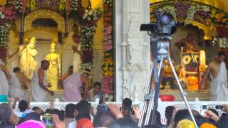 Sri Sri Radha Madan Mohan Abhishek Darshan from Hyderabad Abids ISKCON Temple  2014 [upl. by Misty34]