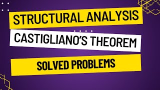 Castiglianos Theorem amp finding deflection [upl. by Clemen]