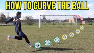 LEARN HOW TO CURVE THE BALL IN 2 MINUTES [upl. by Novah]