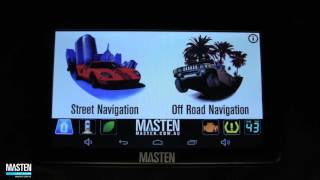 Masten PG AN1 Android Car Navigator GPS OziExplorer Off Road H7 Tutorial [upl. by Nimra]