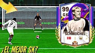 ¡LAS PARA TODAS 🤯 REVIEW SCHMEICHEL EL PORTERO CON MAS GRL DEL JUEGO ¿VALE LA PENA  FC MOBILE [upl. by Revlis]