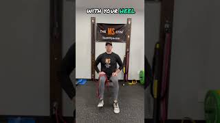 Alternating Foot Toe Tap multiplesclerosis exercise [upl. by Ynoyrb]