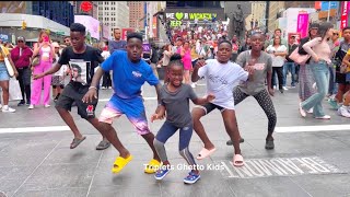 Ghetto Kids  Dance at Time Square New York [upl. by Kreiker825]