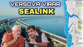 Indias Biggest Coastal Road Project  Mumbai Coastal Road  Versova Virar Seal ink Project [upl. by Gnilyarg]