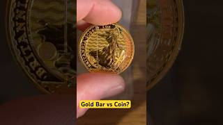 Gold Bar v Gold Coin what to stack 2024 Britannia gold bullion [upl. by Silera]